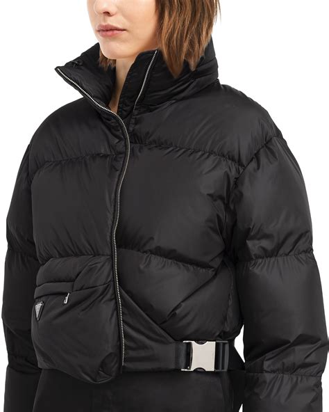 prada light re nylon puffer